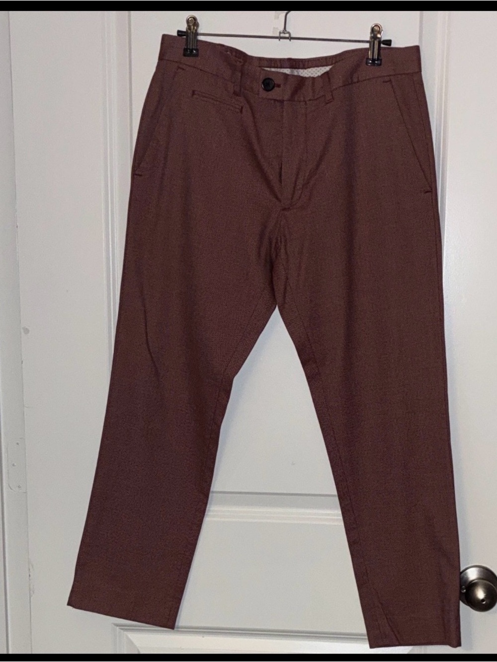 Zara Brown Slim Fit Chinos